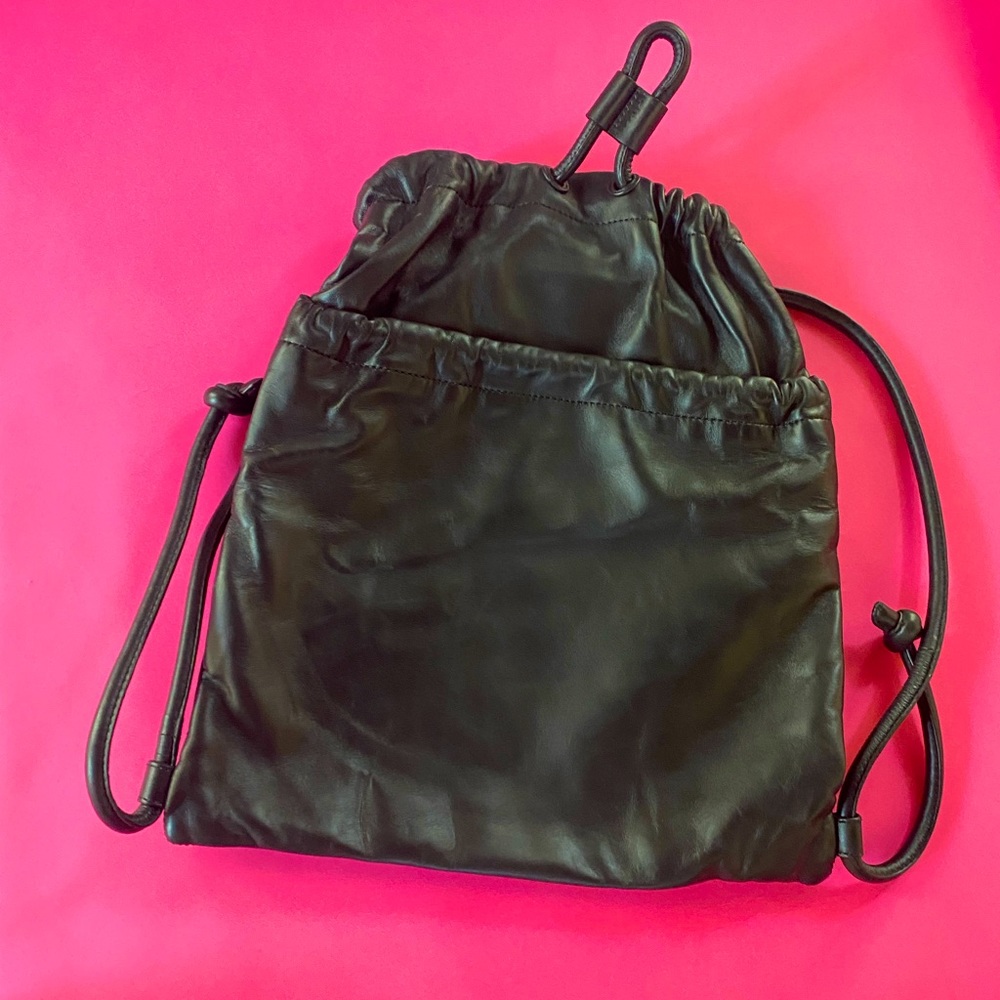 Brand new genuine leather black back pack from& Other Stories. Never worn.